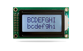 字符型車載液晶模塊JXD0802A FSTN 白光黑字